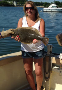 Fluke Fshing in Long Island Sound!